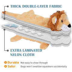 Nocciola peluche en action avec chien, stimule activité et comportement sain
