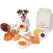 Nocciola packaging devant montrant lot 10 jouets et sac pour rangement