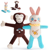 Nocciola vue avant de la peluche montrant le design et la robustesse