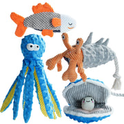 Nocciola pack océan face avant montrant quatre jouets stimulants
