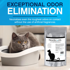 NonScents texture granulaire en gros plan pour meilleure absorption