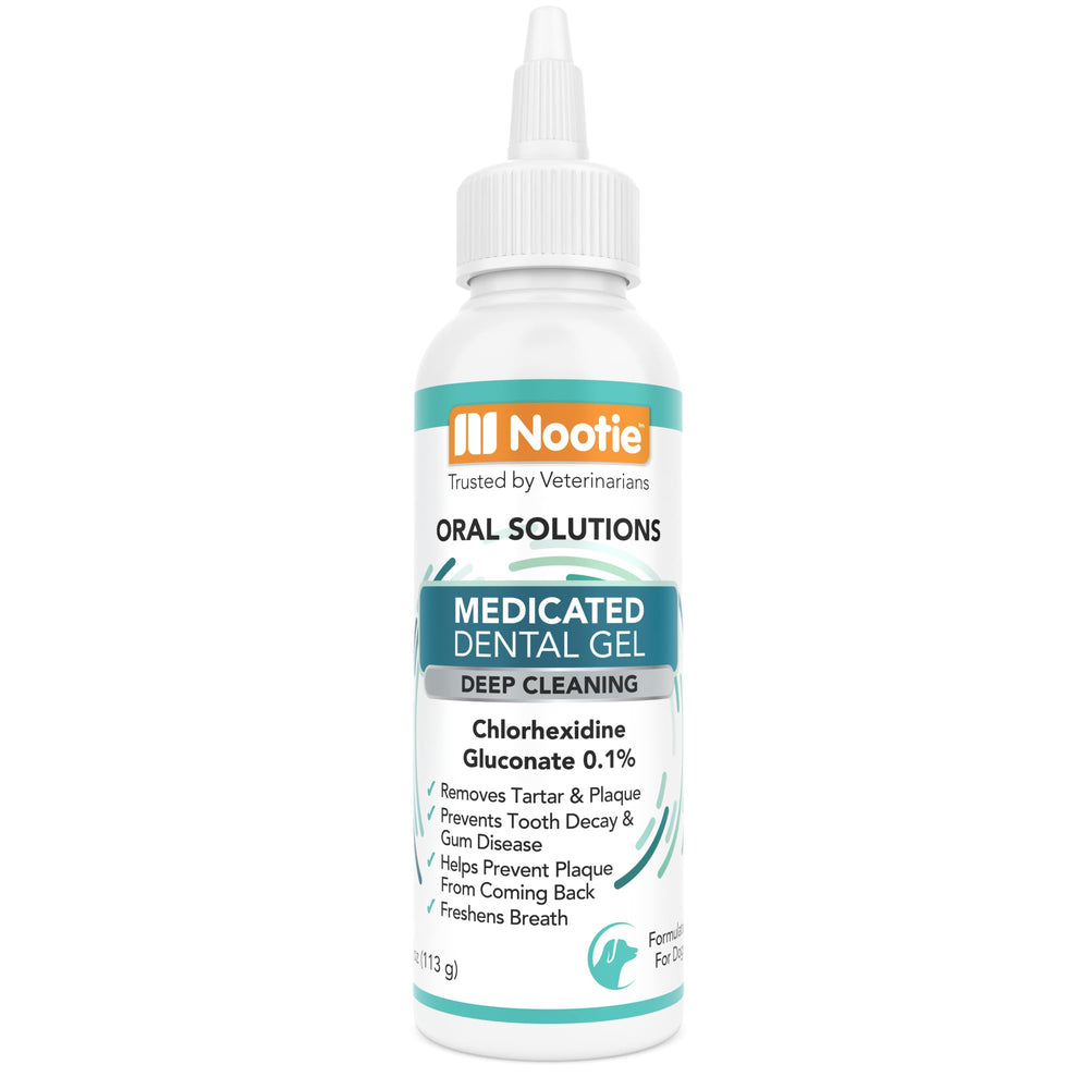 Nootie emballage avant montrant le gel dentaire et informations produit pour confiance
