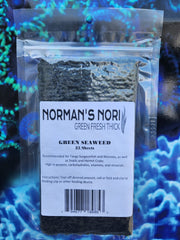 Norman's Nori emballage avant scellé garantissant fraîcheur et conservation