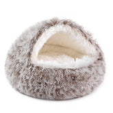 NOYAL vue avant du lit donut montrant la forme accueillante et le confort