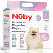 Nuby Pets emballage frontal montrant la boîte et ses informations pratiques