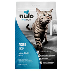 Nulo emballage face montrant la recette saumon et lentilles pour contrôle du poids