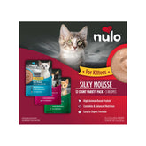 Nulo pack frontal montrant les trois recettes et bénéfice nutritionnel
