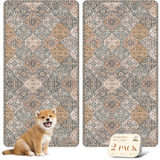 nunubaby face avant du tapis 24x48 marron/multi protégeant le sol