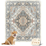 nunubaby tapis face avant beige multi protège et embellit la pièce