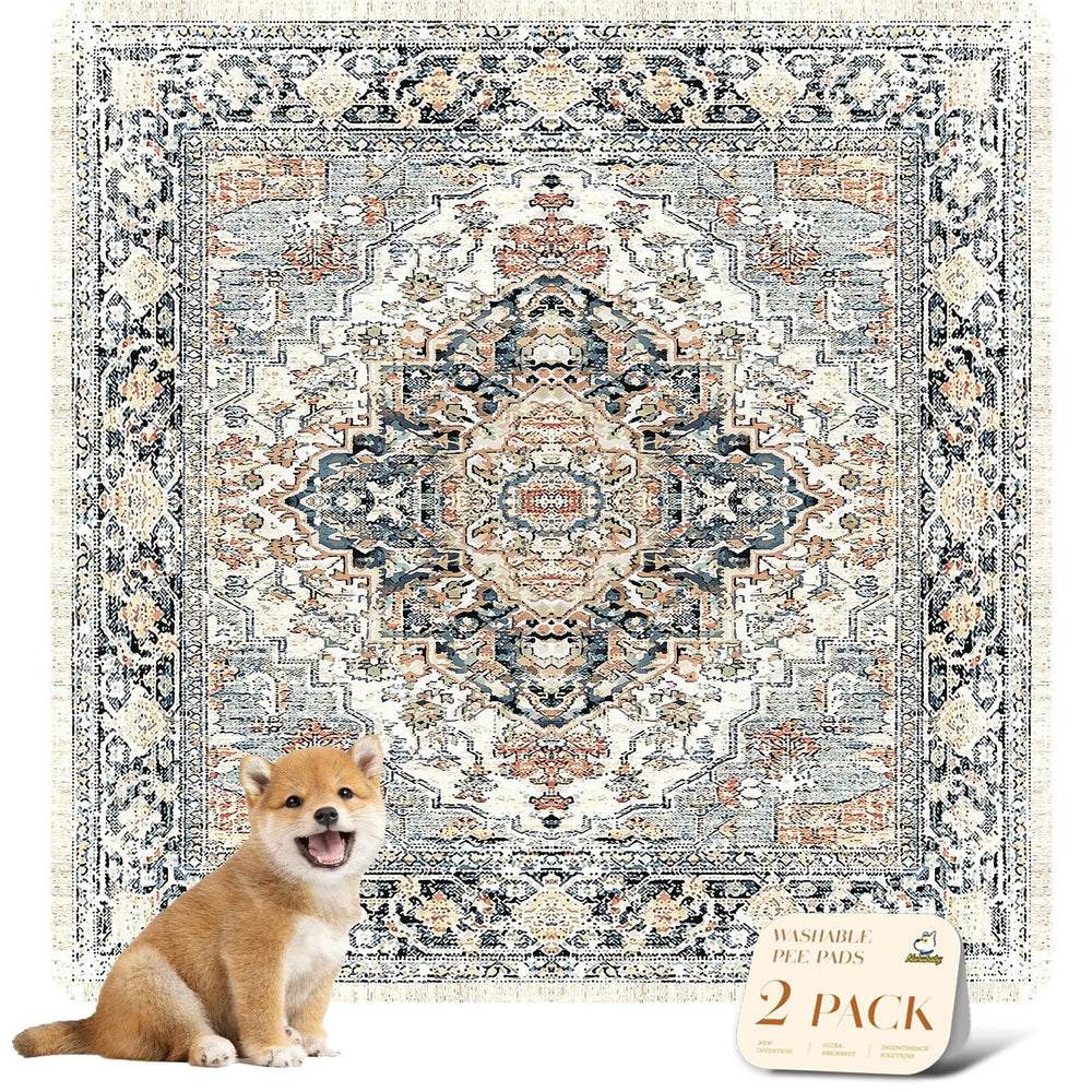nunubaby vue avant du tapis beige protège sols et ajoute style