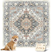 nunubaby vue avant du tapis beige protège sols et ajoute style