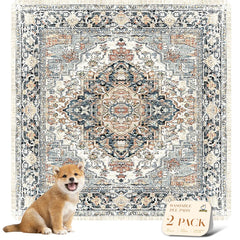 nunubaby vue avant du tapis beige protège sols et ajoute style