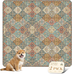 nunubaby tapis face avant crème design élégant protège sol