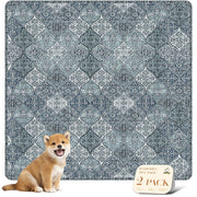 nunubaby tapis recto bleu multi protégeant le sol et apportant style