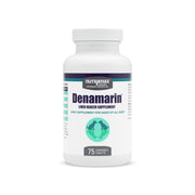 Nutramax Denamarin boîte avant montrant 75 comprimés et bénéfice soutien hépatique