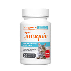 Nutramax Imuquin packaging avant montrant l'étiquette, rassure sur la qualité