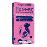 Nutramax Proviable boîte et contenu montrant kit complet pour confort digestif