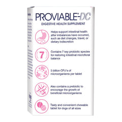 Nutramax Proviable gros plan sur comprimé masticable mettant en évidence texture appétente