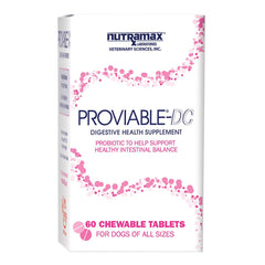 Nutramax Proviable emballage avant montrant informations produit et bénéfice intestinal