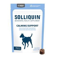 Nutramax Solliquin emballage avant montrant le produit et bénéfice calme