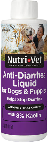 Nutri-Vet flacon avant montrant l'étiquette claire pour action digestive