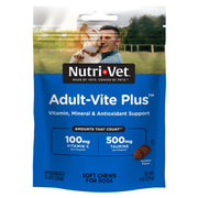 Nutri-Vet emballage avant montrant le pot et la saveur poulet pour administration facile