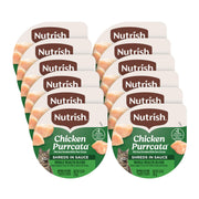 Nutrish coupelle face avant montrant emballage attrayant et praticité