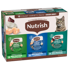 nutrish coupelle ouverte montrant sauce appétente et hydratation
