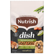 Nutrish emballage avant montrant la recette poulet et riz brun, confiance d’achat