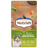 Nutrish emballage avant montrant recette poulet et bénéfice appétence