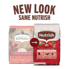 Nutrish gros plan des granulés offrant texture appétente et qualité