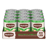 Nutrish pâté avant-boîte montrant emballage attractif et qualité