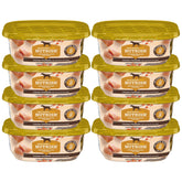 Nutrish face avant des pots montrant l'emballage pratique