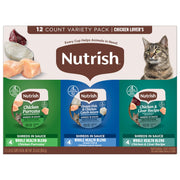 nutrish emballage avant du lot montrant variété et bénéfice pratique