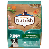 Nutrish sac avant montrant emballage et bénéfices nutritionnels
