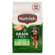 nutrish sac avant présentation montrant l’emballage et bénéfice clarté des ingrédients