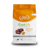 NutriSource sac PureVita Venison visible et étiquette claire pour achat confiant