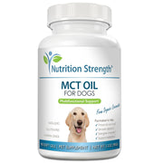 Nutrition Strength bouteille avant montrant le flacon de 90 softgels et un design lisible