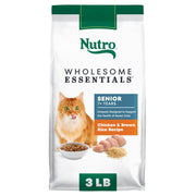 Nutro emballage avant poulet et riz, montre la recette claire