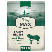 Nutro sachet avant montrant le format 25 lb et facilité d'achat