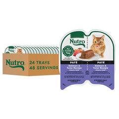 Nutro packaging avant pâté saumon et thon, présentation claire et rassurante
