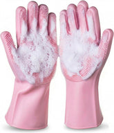 NVNAN gant face avant montrant design rose et protection manches
