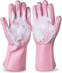 NVNAN gant face avant montrant design rose et protection manches