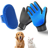 NVNAN gant de toilettage face avant montrant prise en main confortable