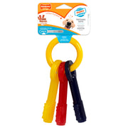 Nylabone anneau de clés face avant montrant forme ergonomique et sécurité