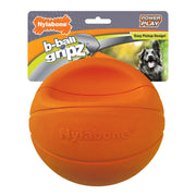 Nylabone vue avant du B-Ball Gripz, jouet solide pour jeux actifs