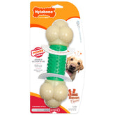 Nylabone vue avant du barbell X-Large montrant robustesse et prise