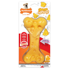 Nylabone emballage devant montrant forme fromage et attrait visuel