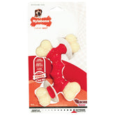 Nylabone vue avant du double bone, résistance visible et prise en main facile