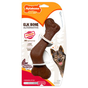 Nylabone vue avant de l'Elk Bone X-Large montrant la forme et la robustesse